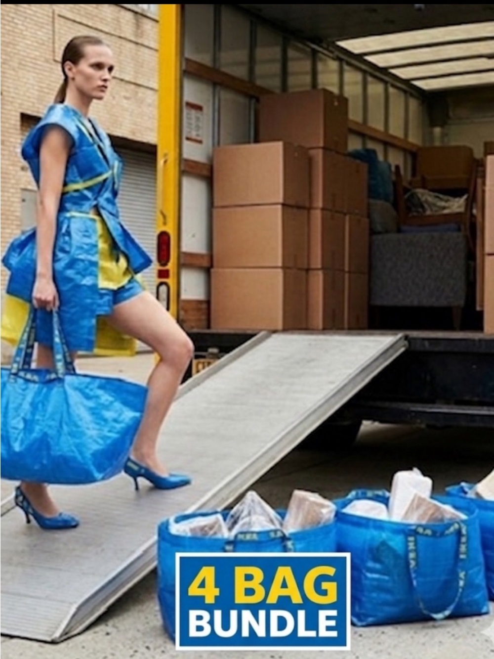 IKEA Frakta Bags, 4 Bags included, New Moving Bags